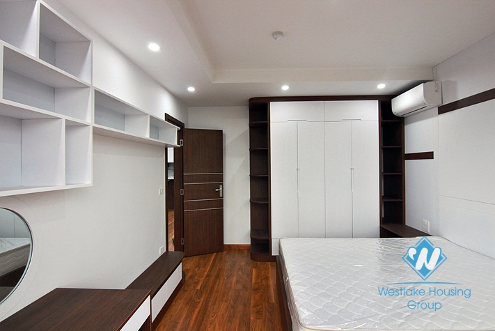 A brand new and modern 3 bedroom apartment for rent in Tay Ho Str